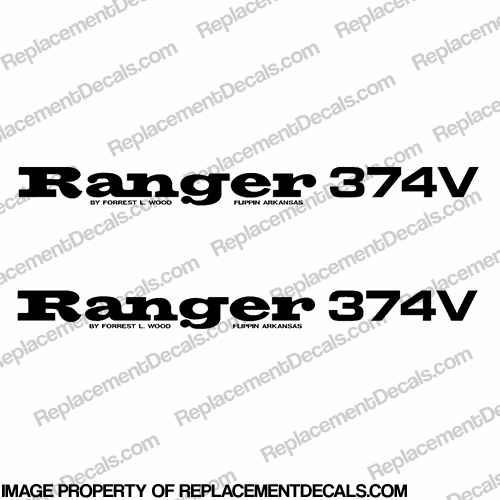 Ranger 374V Decals (Set of 2) - Any Color! INCR10Aug2021