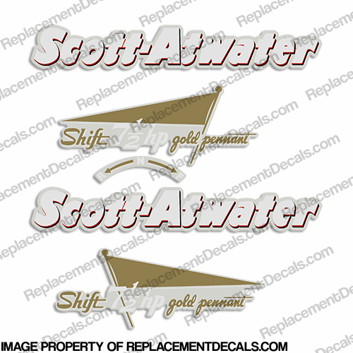 Scott Atwater 7.5hp Decals - 1953 INCR10Aug2021