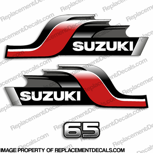 Suzuki DT65 65hp Decal Kit - 1998 INCR10Aug2021