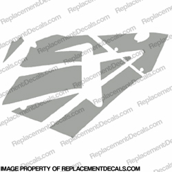 600RR Right Fairing Decals (Silver) INCR10Aug2021