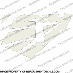 600RR Right Fairing Decals (White) INCR10Aug2021
