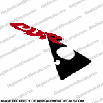 954 Right Upper Fairing "CBR" Decal (Red/Black) INCR10Aug2021