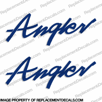 Angler (Lund) Boat Logo Decals - Any Color! INCR10Aug2021