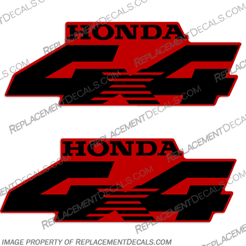 Honda Foreman 4x4 ATV Front Decal - 1999 honda, foreman, atv, 1999, 4x4, front, decal, single, sticker, off, road, offroad, motorbike, set, of, 2, decals, stickers, 