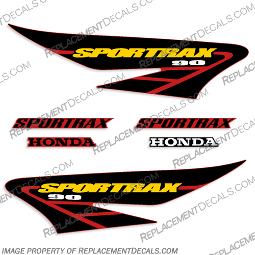 Honda TRX 90 SportTrax ATV Decals - 2001-2005 honda, ATC, atc, ATV, atv, 350, fourtrax, four, trax, decal, set, logos, stickers, decals, motorcross, offroad, off road, dirtbike, dirt bike, 4wheeler, four wheeler, 2001, 2002, 2003, 2004, 2005, trx, TRX, 90, 