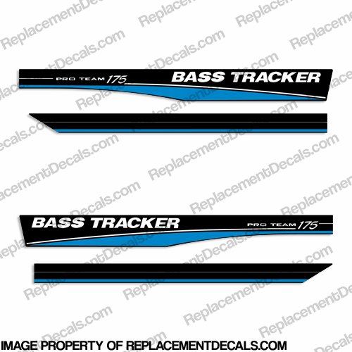 Bass Tracker Pro Team 175 Decals - Blue INCR10Aug2021