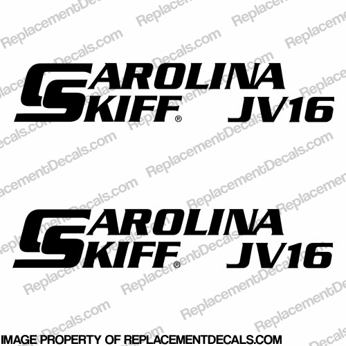Carolina Skiff Boat Decal JV16 - (Set of 2) INCR10Aug2021