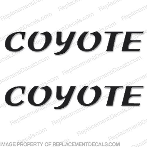 Coyote by KZ RV Decal Kit (Set of 2) recreational vehicle decals, INCR10Aug2021