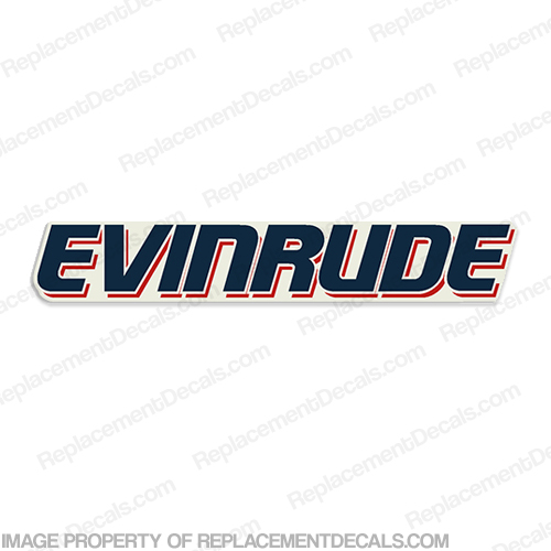 "Evinrude" Single Decal   INCR10Aug2021