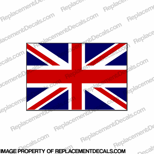 Flag Decal - British 6" INCR10Aug2021