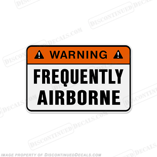 Funny Label Decal - Airborne! INCR10Aug2021
