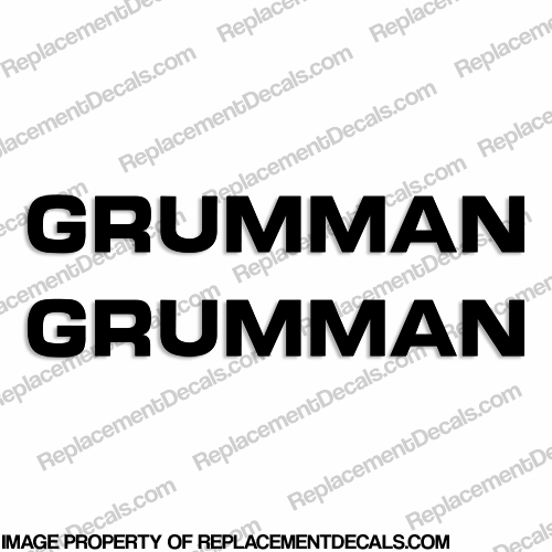 Grumman Boat Logo Decals - Any Color! INCR10Aug2021