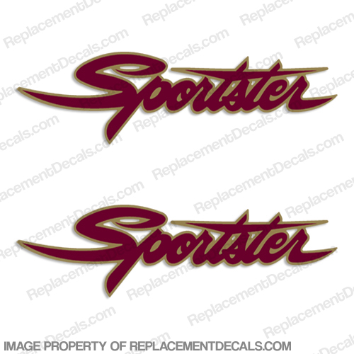 Harley-Davidson Sportster Decals (Set of 2) - Any Color!  INCR10Aug2021