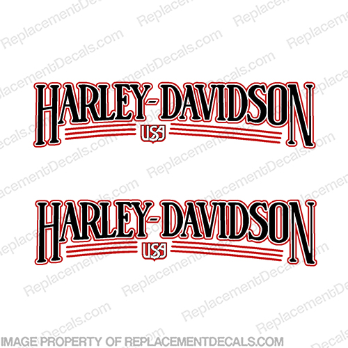 Harley-Davidson Heritage Softail Decals 1986-1989 (Set of 2)  Harley, Davidson, Harley Davidson, soft, tail, 1986, 1989, softail, soft-tail, harley-davidson, INCR10Aug2021