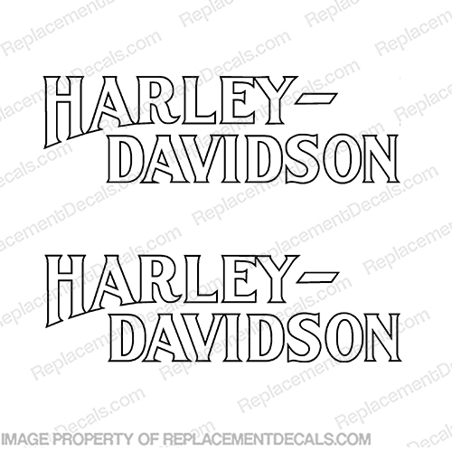Harley-Davidson New Low Rider Decal Kit (set of 2) One color - Die cut - Clear Inside harley, davidson, any, color, classic, harley, harley davidson, harleydavidson, 80, cb, low, rider, INCR10Aug2021