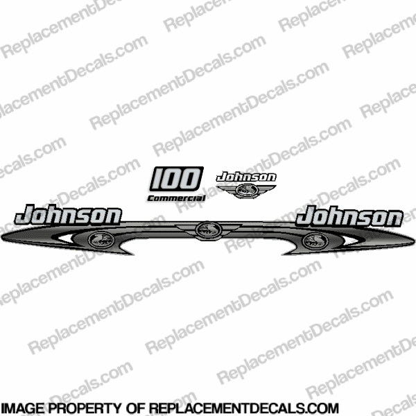 Johnson 100hp Commercial Decals - Wrap Around INCR10Aug2021