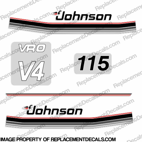 Johnson 1985 115hp VRO Decals INCR10Aug2021