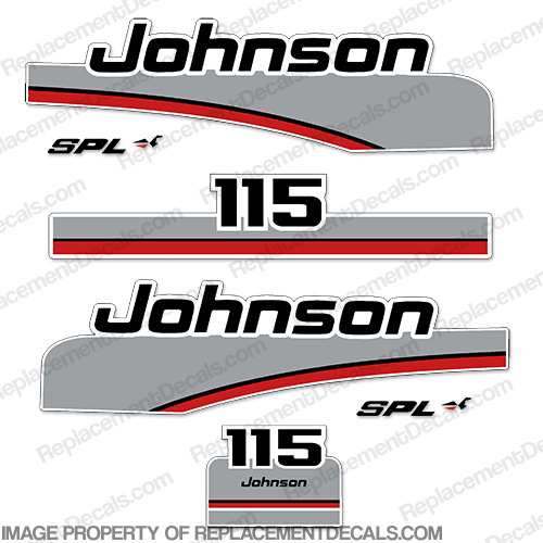 Johnson 115hp SPL Decals INCR10Aug2021