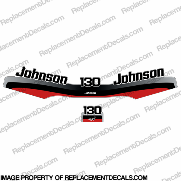Johnson 130hp Decal Kit 1997-1998 INCR10Aug2021