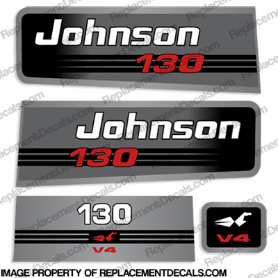 Johnson 130hp V4 Decals INCR10Aug2021