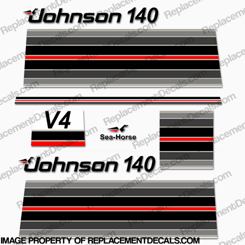 Johnson 1982 140hp Decals INCR10Aug2021