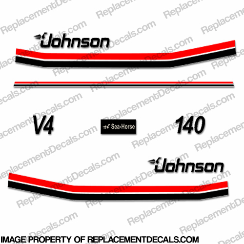 Johnson 1983 140hp Decals INCR10Aug2021