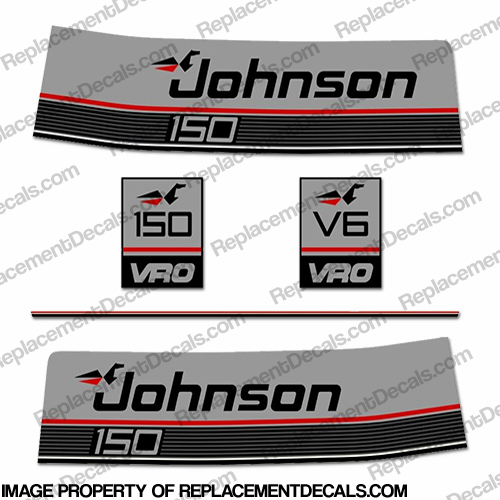 Johnson 1988 150hp VRO Decals INCR10Aug2021