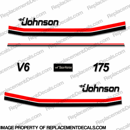 Johnson 1983 175hp Decals 