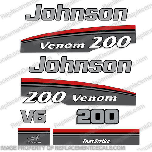 Johnson 200hp Venom 1997 - 1998  faststrike, 200, vemom, INCR10Aug2021