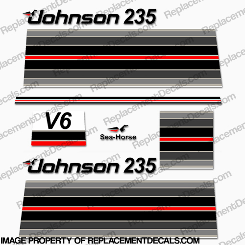 Johnson 1982 235hp Decals INCR10Aug2021