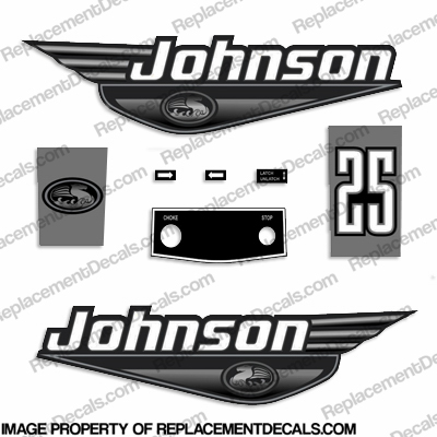 Johnson 25hp Decals - 1999 - 2000 INCR10Aug2021