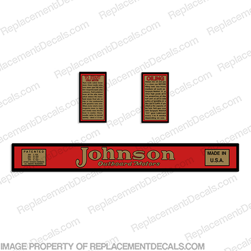 Johnson 1925 2hp AB25 Decals  2hp, 2, 2 1/2, 2 1/2hp, 2 1/2 hp, hp, a35, A35, a 35, A 35, 35, 1928, 28', vintage, motor, emblem, sticker, stickers, sea horse, seahorse