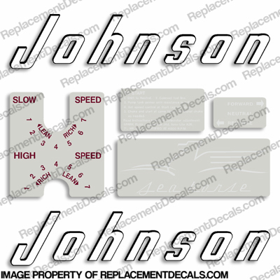 Johnson 1956 7.5hp Decals INCR10Aug2021