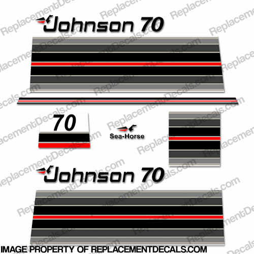 Johnson 1982 70hp Decals INCR10Aug2021