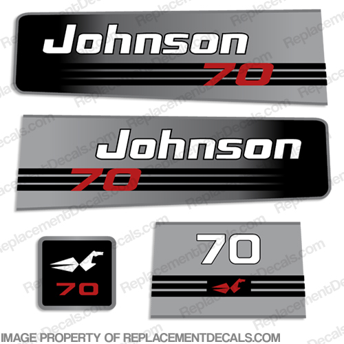 Johnson 70hp Decals - 1992 - 1994 INCR10Aug2021