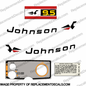 Johnson 1971 9.5hp Decals INCR10Aug2021