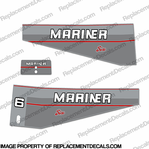 Mariner 1996 6hp Decal Kit INCR10Aug2021