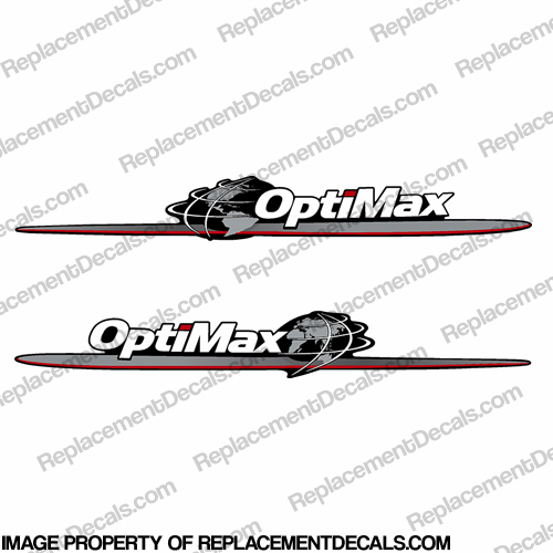 Mercury "Optimax" Side Cowl Decals - 2007 - 2008 INCR10Aug2021