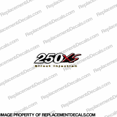 Mercury 250xs Optimax Rear Decal INCR10Aug2021