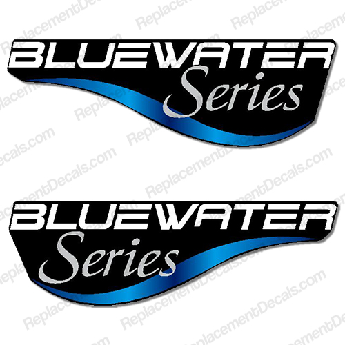 Mercury "Bluewater" Decal (Set of 2) INCR10Aug2021