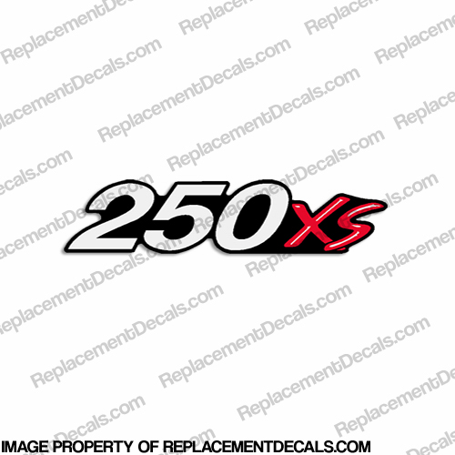 Mercury "250XS" Single Decal INCR10Aug2021