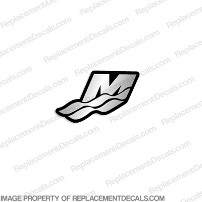 Mercury "M" Logo Decal 3.75" - Chrome INCR10Aug2021