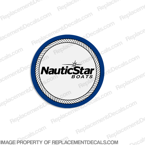 NauticStar Round Boat Logo Decal INCR10Aug2021