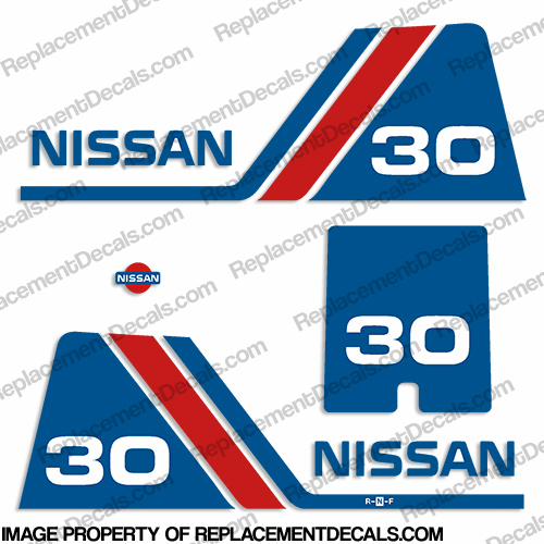 Nissan 30hp Decal Kit - 1984 - 1995 INCR10Aug2021