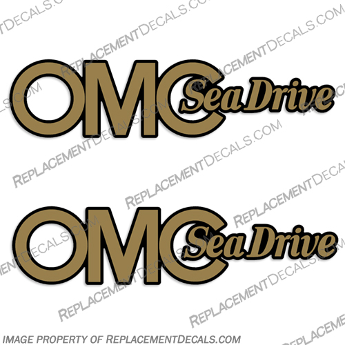 OMC Sea Drive Outboard Decals omc, OMC, sea, drive, outboard, decals, decal, sticker, logo, label, 