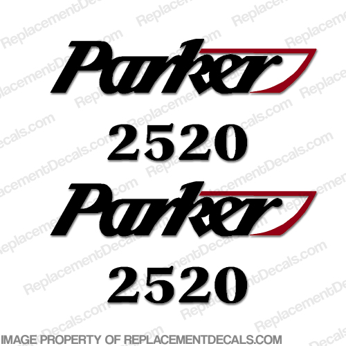 Parker 2520 Logo Decal (Set of 2) INCR10Aug2021