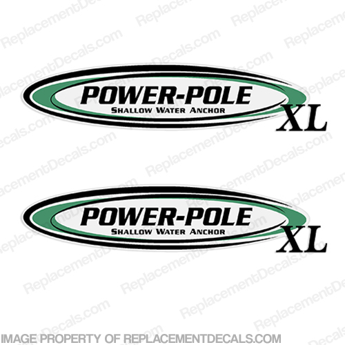 Power-Pole XL Shallow Water Anchor Decals - Set of 2 INCR10Aug2021