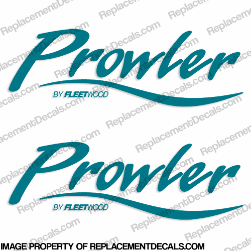 Prowler by Fleetwood RV Decals (Set of 2) - 1 Color! INCR10Aug2021