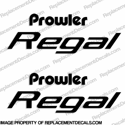 Prowler Regal RV Decals (Set of 2) - Any Color! INCR10Aug2021