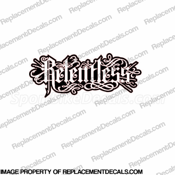 Relentless Decal -5" INCR10Aug2021